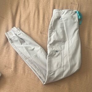 Figs Zamora khaki scrub pants